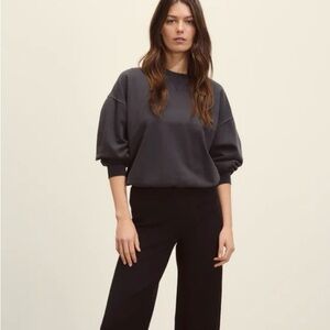 Buck Mason Soft Black Vintage Oversized Crew